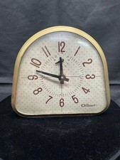 Vintage Pink Gilbert Alarm Clock - Made in USA - Metal Wind Up Clock Not Working