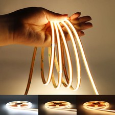 Free Cut FCOB LED Strip 24V 12V DC 8mm RA 90 Dimmable Flexible 528LEDs