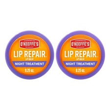 Lip Repair Night Treatment Lip Balm for Dry, Cracked Lips - 0.25 Ounce Jar 2...