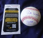 Pat Hughes Chicago Cubs Baseball HOF Announcer Autographed MLB Ball JSA COA