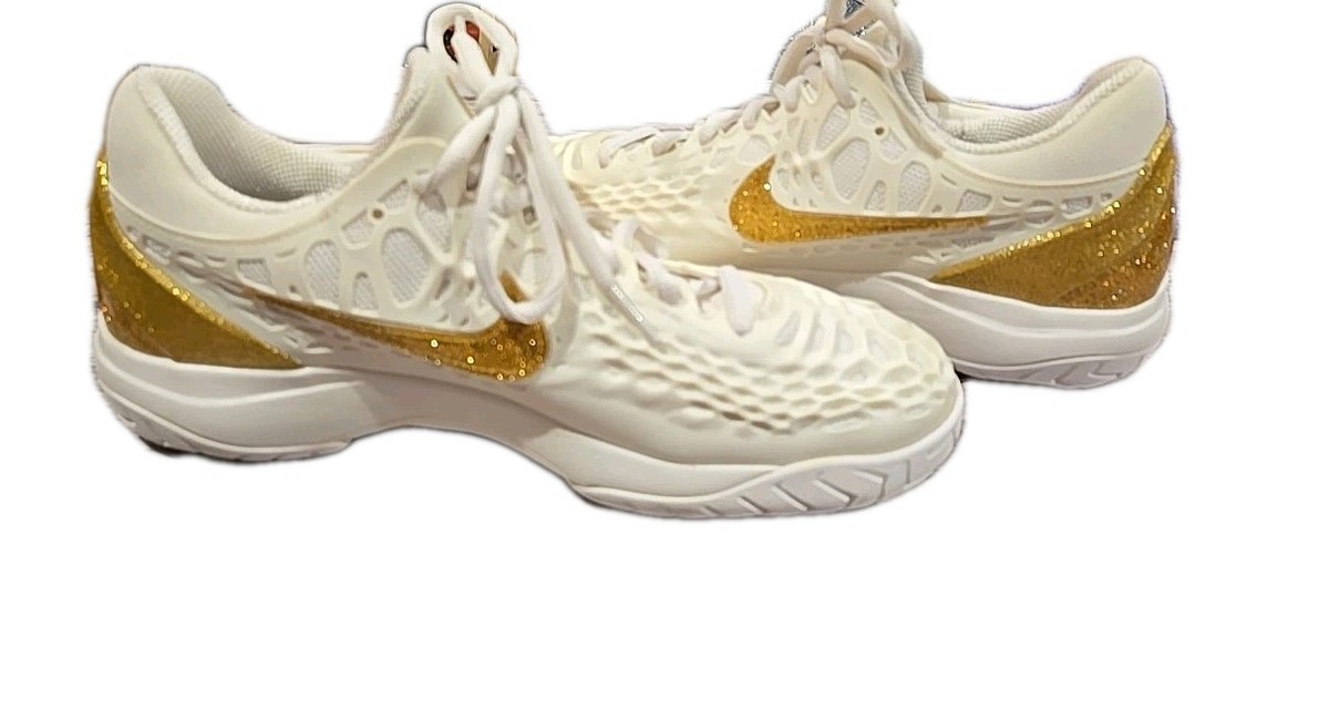 Size 8 - Nike Air Zoom Cage 3 HC Phantom Metallic Gold W for