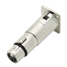 Three-Core D-Type Metal Socket for Audio Connection Converter XLR Mounting9311