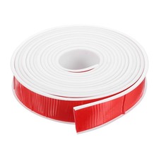 U-Shape Edge Banding, 16.4ft TPE Flexible Furniture Edge Protector 40mm, White
