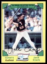 1982 Drake's #8 Jack Clark Giants