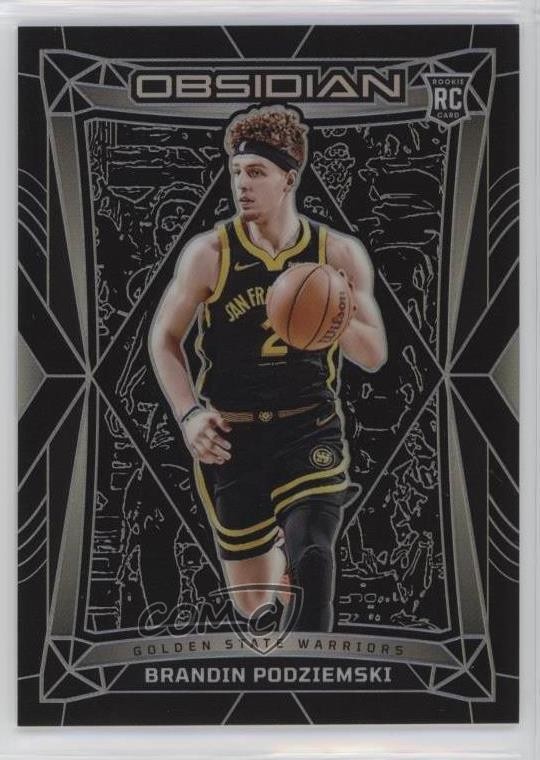 2023-24 Panini Obsidian Brandin Podziemski #95 Rookie RC 0rd2