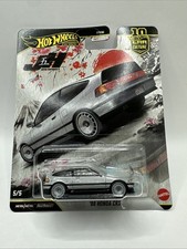 Hot Wheels 88 Honda CRX Japan Historics 5 FPY86961 P 1/64 Brand New VHTF Silver