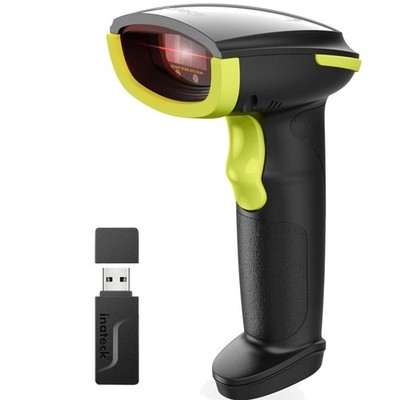 AI Barcode Scanner Bluetooth kabellos 1D Handscanner mit 2000mAh Akku
