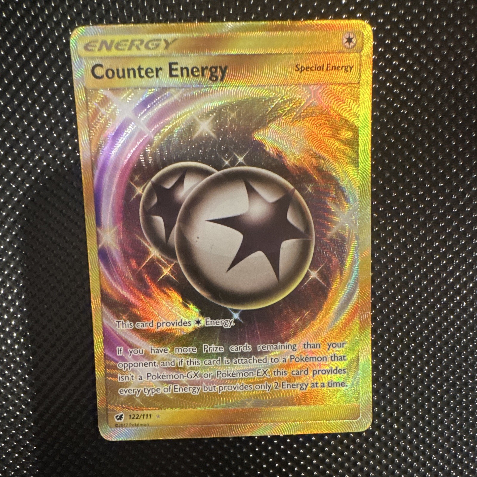 Counter Energy 122/111 Crimson Invasion Secret Rare Holo Full Art