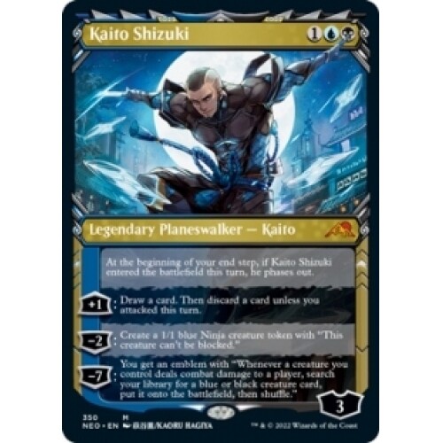 KAITO SHIZUKI (SHOWCASE) Kamigawa: Neon Dynasty NEO Planeswalker Magic MTG KARTE - Bild 1 von 1