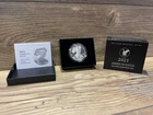 2021-S American Silver Eagle 1 Ounce Proof Coin W/ COA & BOX (21EMN)