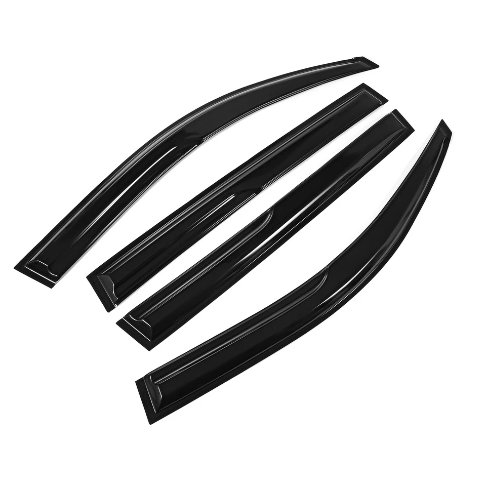 Viseras de ventana originales Toyota Highlander 2008-2013 deflector de ventilación solar viento Foto 2 de 4