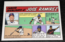2022 Topps Heritage Jose Ramirez 1973 Topps Comics Special Insert #73TC-15