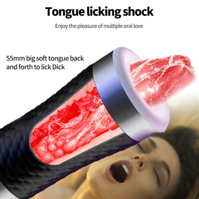 ebay male masturbator Automatic Tongue Licking Male Masturbators Sucking Male Thrusting  Masturbaters