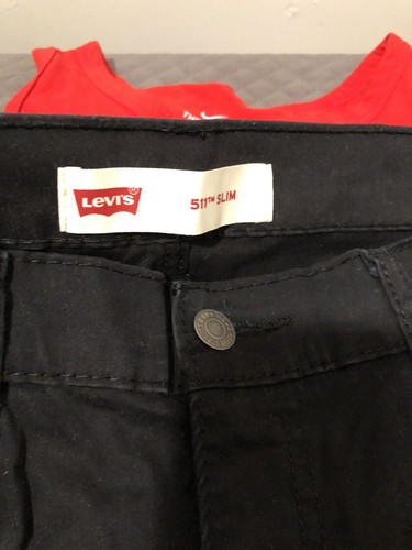 Nike Shorts Tank Levis Short Lot Red Black Ring Of Fire Sz 16 20 Regular XL 1H - Picture 3 of 15