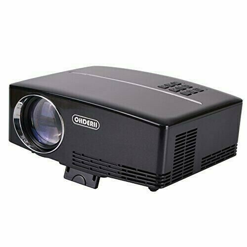 Ohderii Projector GP80 Led Lumens 1800ansi Luminous Mini Home 180