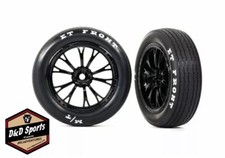 Traxxas 9474 Tires  wheels, assembled, glued Weld gloss black Wheels  2 