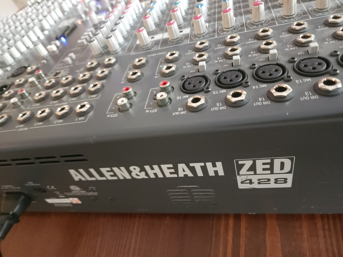 Allen & Heath ZED-428 Mixer 24-Channel w/ USB Audio Allen & Heath ZED-428 Mixer 24-Channel w/ USB Audio