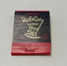 Advertising Collectible Phillips Rock'n Chair Tavern Avalon New Jersey Matchbook