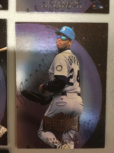 1996 Fleer Metal Universe Baseball Titanium Insert Complete 10 Card Set - Picture 10 of 12