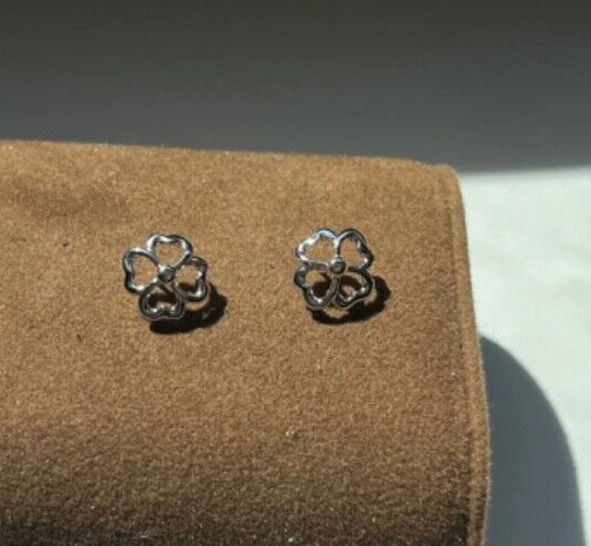 Pendientes Swarovski de plata de ley Foto 3 de 4