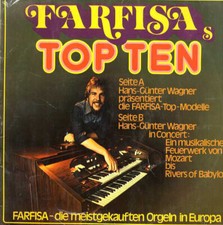 Hans-Günter Wagner Farfisas Top Ten Farfisa Musikinstrumente Gmbh. Vinyl LP
