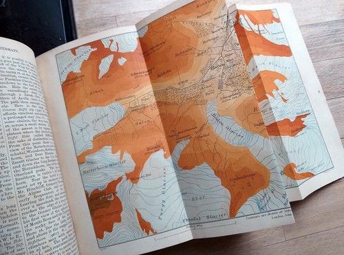 Murray's Handbook - Alps Of Savoy & Piedmont, Switzerland - 1893 - two maps gone - Picture 6 of 9