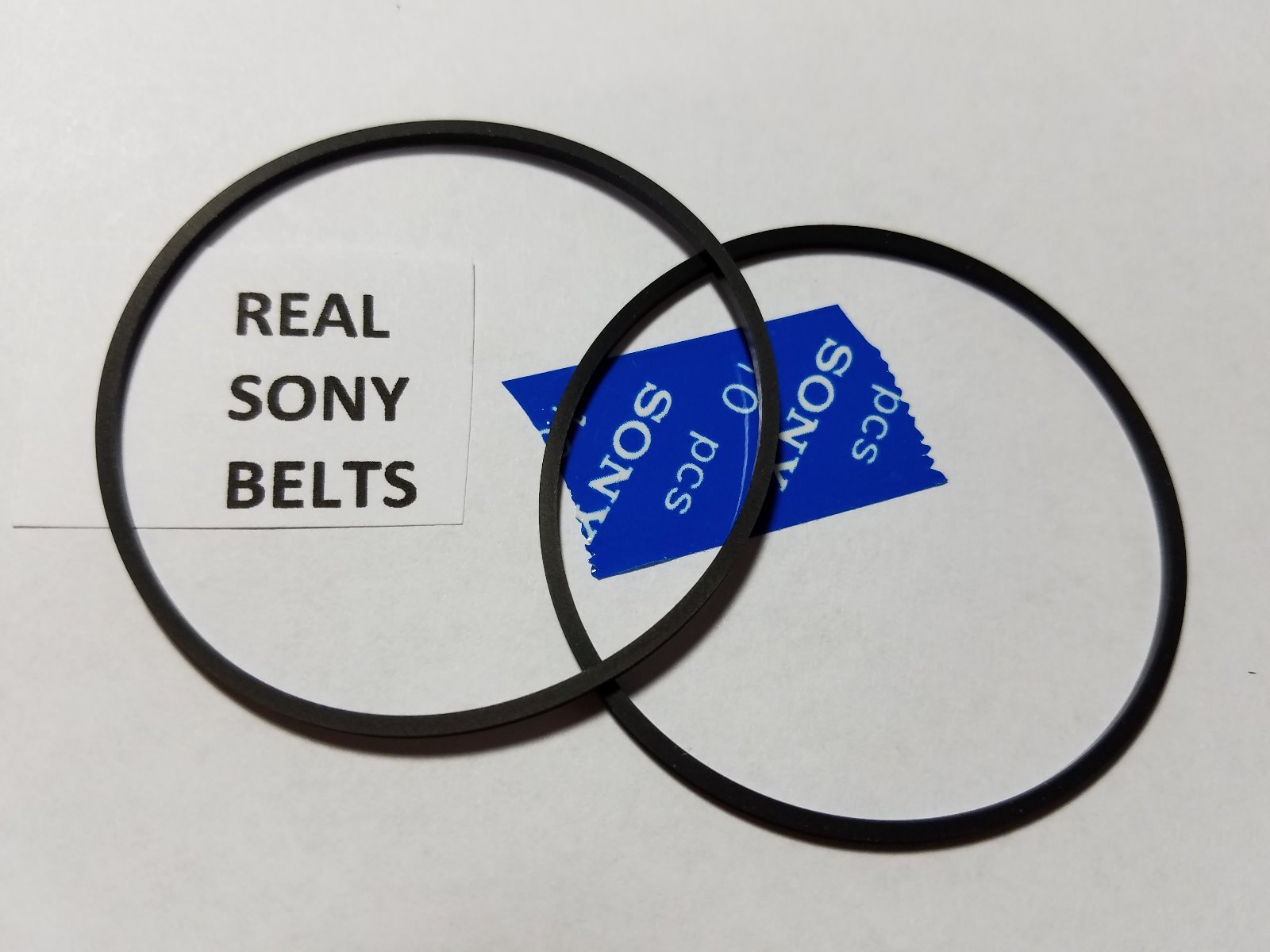 SONY 300 CD Player REAL SONY Brand (2) Belts CDPCX300 CDPCX355 see