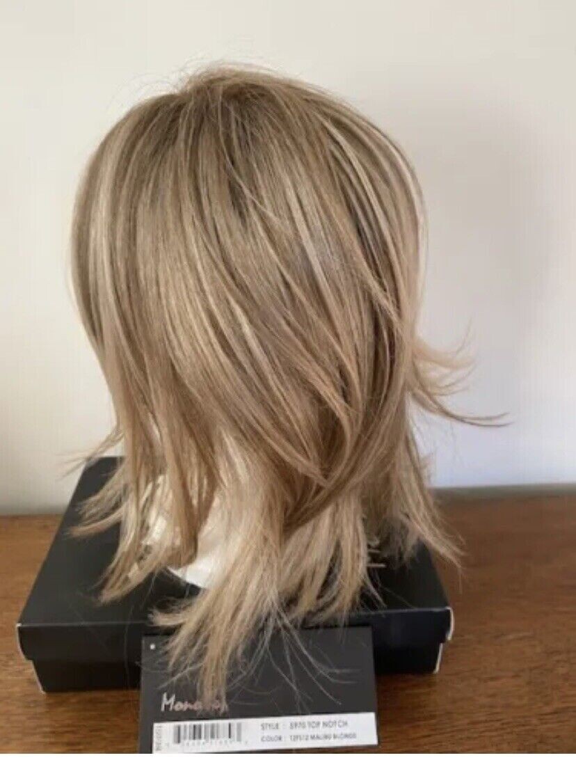 JON RENAU Top Notch Hair Topper/Wig in Malibu Blonde 12FS12 w Box