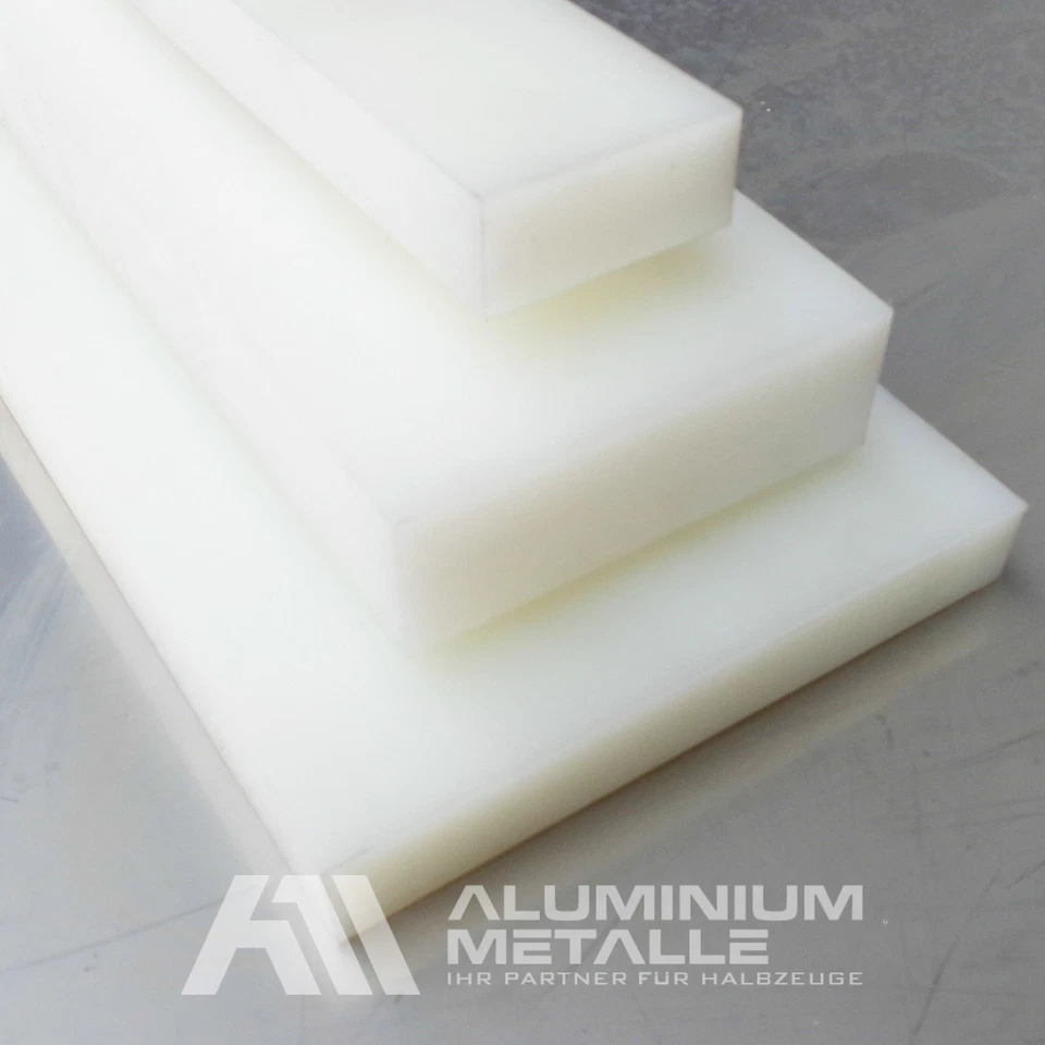 POM Platte 20mm natur / weiss Breite x Länge wählbar POM-C Zuschnitt Kunststoff - Bild 3 von 4