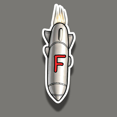 F Bomb Funny Laptop Toolbox Bumper 4
