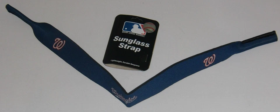 Washington Nationals 16" Neoprene Sunglasses Strap MLB Licensed  - Image 2 of 4