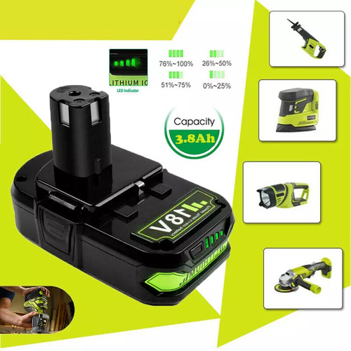 replace 18V for Ryobi 18V 3.0Ah Battery P190 P191 PBP006 P189 PBP002 P108 P107 - Picture 12 of 15