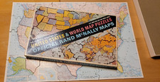 Selchow  Righter Map Of The United States and World Puzzle Complete SelRight