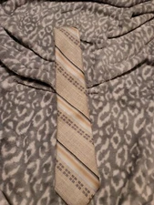 Vintage 60s 70s Textured Polyester Wide Tie Mod Disco Richman Brothers 54” 4.25”