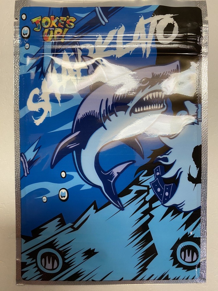 50 Pack 3.5g Sharklato Smell-Proof Zip Lock Foil Bags Fast Shipping USA Seller