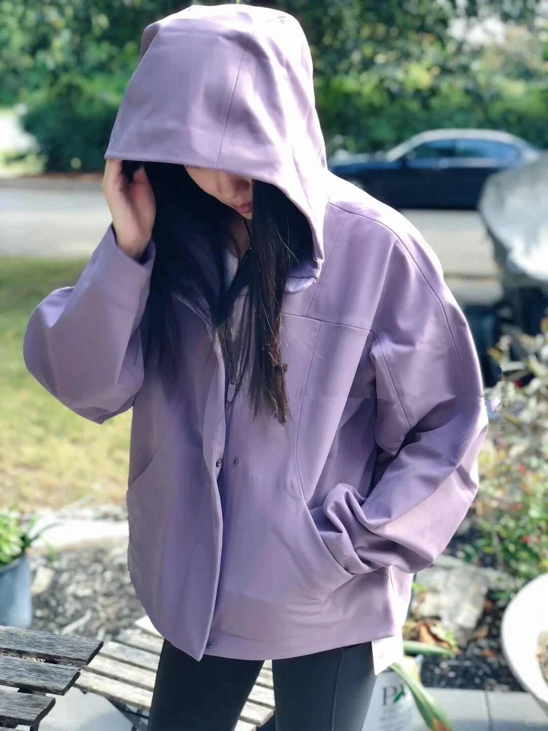 Purple cinch jacket online