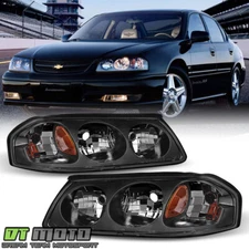 2000-2005 Chevy Impala Headlights Replacement 00-05 Headlamps Pair Left+Right