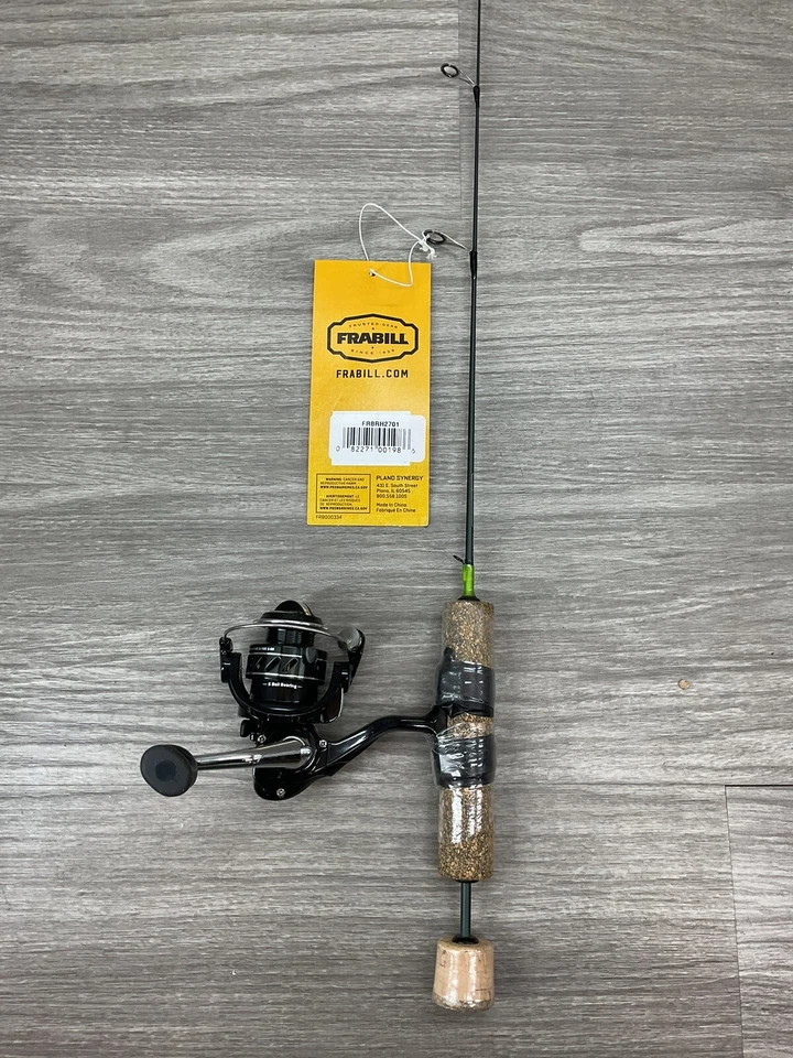 NEW FRABILL REEL & ROD COMBO ICE FISHING 27” FRBRH2701 - Image 4 of 4