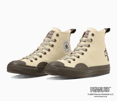 Limited Converse × PEANUTS Taupe Tan ALL STAR Ⓡ PEANUTS BS HI 