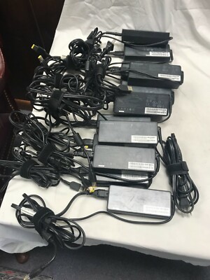 Lot of 12 Lenovo 90W 20V 4.5A AC Adapter ADLX90NCC2A ADLX90NLC2A w/Power Cord