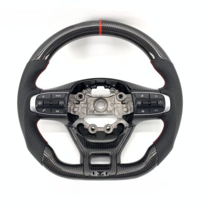 New MPcustom 100% Real Carbon Fiber Steering Wheel fit For KIA K5 2021-2024