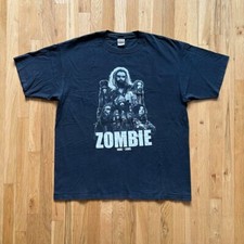 Vintage 2005 Rob Zombie HellBilly 100 Hardcore RARE Band T-Shirt Size 2XL