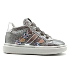 Scarpe da bambina invernali polacchini scarponcini sneakers in pelle bimba 26