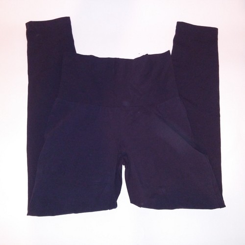 Land's End Leggings Pants Womens XS 2-4 Black Solid Stretch - Picture 3 of 11