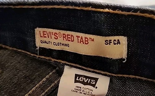 Jeans Vintage Levi's RED TAB Azul Botón Mosca 50938-6025 30 JR M Hecho en EE. UU. - Imagen 7 de 12