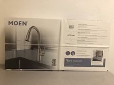 Moen 87066SRS Nori One Handle Stainless Steel Pull-Down Faucet w/Soap Dispenser