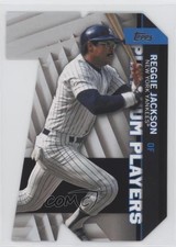 2021 Topps Platinum Players Die-Cuts Black 17/299 Reggie Jackson #PDC-11 HOF 3v0