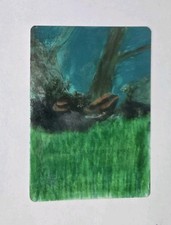 Magic The Gathering MTG Fourth Edition Forest (A)  ALTERED 