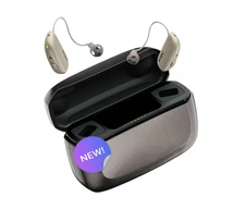 Jabra Enhance Select 700 Hearing Aids, Clinic Quality OTC, Bluetooth LE, Sand