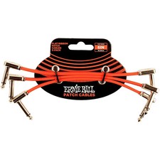 Ernie Ball Flat Ribbon Patch Cables, 3-Pack 6...